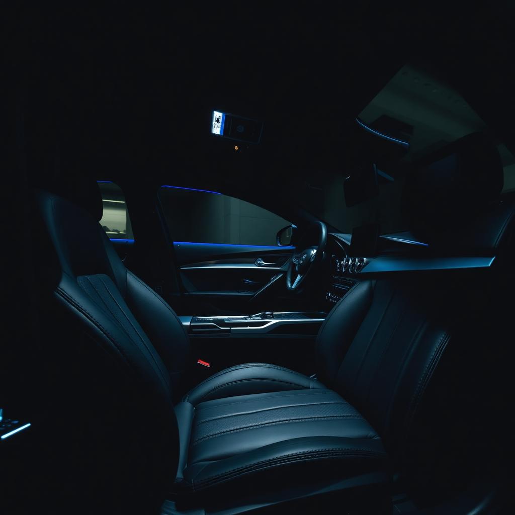 Freshly detailed interior of a family SUV in Canberra with steam-cleaned seats and console